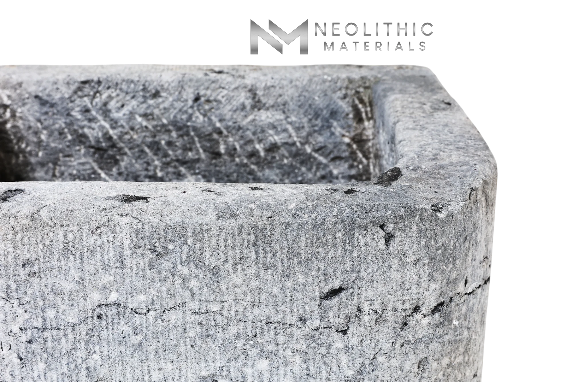 Antique Belgian Bluestone Trough Sink - Image 5